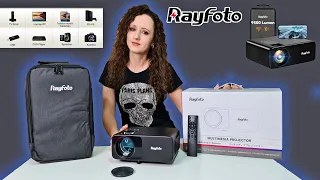 Rayfoto Projector RD-881/9500L/4k/1080HP/WiFi/Bluetooth - Unboxing & Review #gifted