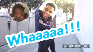 Kissing Prank Extreme - Hand Edition - Reaction