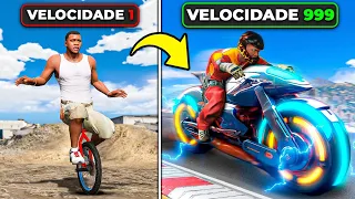 Evolui de MOTO LENTA para a MOTO MAIS RAPIDA DO MUNDO!! (GTA 5)