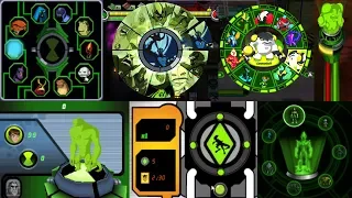 All Alien transformations in Ben 10 Videogames! PART 1