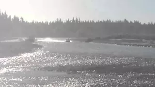 15f Kawasaki Jet Boat Turbo In Action