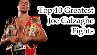 Top 10 Greatest Joe Calzaghe Fights (HD) Scott DiMontana
