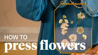 How to Press Flowers