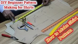 shirt pattern making for beginners | shirt pattern making tutorial | how to make a shirt @patternMe