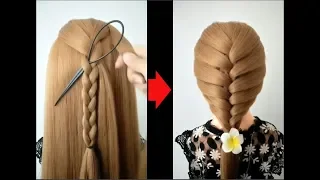 Top 10 amazing hairstyles ♥️ Hairstyles Tutorials ♥️ Easy hairstyles with hair  tools