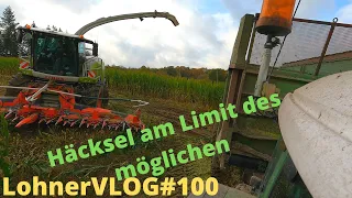 LohnerVLOG#100 Abfahren extrem, Abfahrer am Limit I Claas Jaguar 980 in Schieflage, 990 TT schaut zu