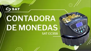 CONTADORA DE MONEDAS SAT CC358