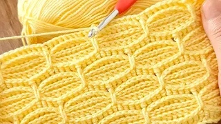 Watch now! You won't believe how fast this stitch is! very nice crochet pattern