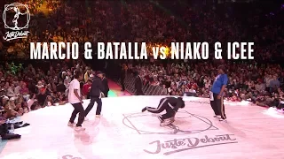 Hip-Hop Semi Final - Juste Debout 2018 - Niako & Icee vs Batalla & Marcio