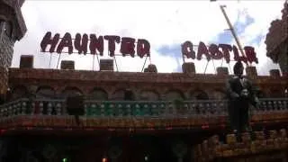 spookhuis Haunted Castle Hans Lutjens impressie en onride kermis Arnhem 2014