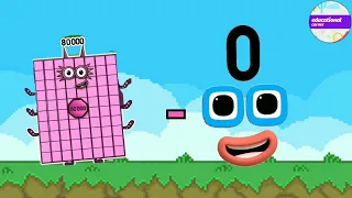 Meet Numberblocks Gaint substraction | learn to count #mathsforkids ‎@preschoollearning110