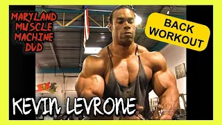 KEVIN LEVRONE - BACK WORKOUT - MARYLAND MUSCLE MACHINE DVD