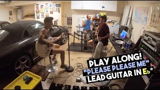 The Beatles - Please Please Me + PLAY ALONG + Lead Guitar (Eb)