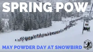 Snowboarding in MAY - Snowbird May 2019