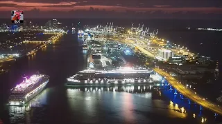 Port Miami Time-lapse March 11 2023
