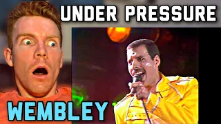 First Time Hearing Queen - Under pressure (Live at Wembley) REACTION