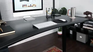 Eco Curve Desktops for Standing Desks: Made from 100% recycled materials | UPLIFT Desk