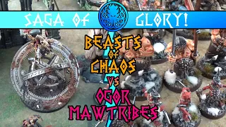 Beasts of Chaos vs Ogor Mawtribes | Age of Sigmar | 2000 Point Battle Report!