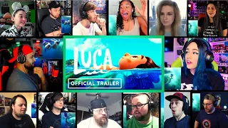 Luca - Official Teaser Trailer Reactions Mashup