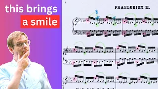 Beyond the Notes: Bach's Prelude in C Minor will make you smile.