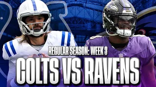 Indianapolis Colts vs. Baltimore Ravens Week 3 Preview | Colts Try To Upset Undefeated Ravens!