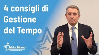 4 consigli di Gestione del Tempo