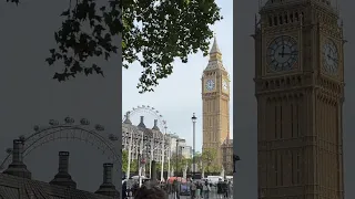 Big Ben and the London eye