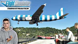 Kreta, Skiathos, Friedrichshafen im FENIX A320! Flight Simulator LIVE - Thrustmaster! AeroSimGermany