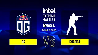 OG vs. knasigT - Map 2 Inferno - IEM Sydney 2023 - CQ - Europe