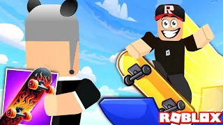 Roblox Kaykay Oyununda NOOB Gibi Davrandım ve Sonra 100.000$'lık Kaykay Aldım !