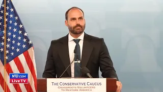 Eduardo Bolsonaro fala sobre o Brasil em coletiva em Washington DC - The Conservative Caucus