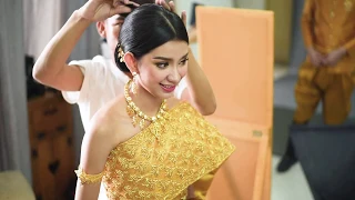 Khmer Traditional Dress shooting behind the scenes
