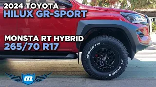 2024 Toyota Hilux GR-Sport on Monsta RT Hybrid 265/70 R17 @ RNH Tire Supply