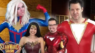 SHAZAM vs CAPTAIN MARVEL epic parody! The Sean Ward Show