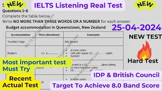 IELTS Listening Practice with Recent Actual IELTS Exam with Answers [Real Exam 87] 25th April 2024