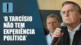 Bolsonaro tenta reformular falas de Tarcísio sobre reforma tributária para acalmar membros do PL