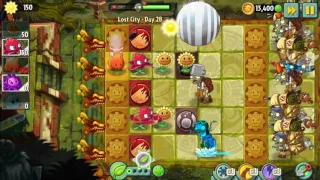Plants vs. Zombies 2: Lost City - Day 28