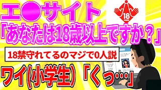 怪しいサイト「あなたは18歳以上ですか？」小学生ワイ「…はい」→ヤバいことになった奴【2ch面白いスレゆっくり解説】