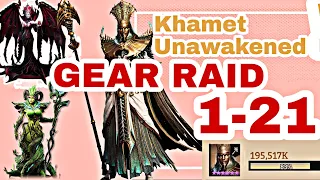 Without Awakening Khamet Power | Gear Raid 1-21 Part 2 | Watcher of Realms | wor | ZATOI