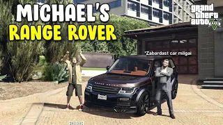 Aim bush on michael and michael got new range rover gta 5 ep4