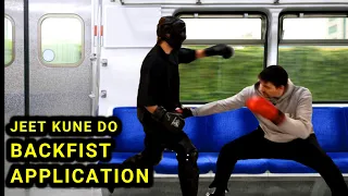 JKD BACKFIST Application - Bruce Lee's Martial Art