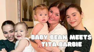 Barbie Imperial binisita si Angelica Panganiban at tuwang tuwa si Baby Bean Kay Barbie ang cute 🥰