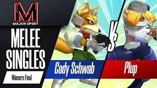 Cody Schwab (Fox) vs Plup (Sheik) - Melee Singles Winners Final - MAJOR UPSET