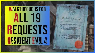 Resident Evil 4 Remake: All 19 Requests (Side Missions) | Locations and Walkthroughs