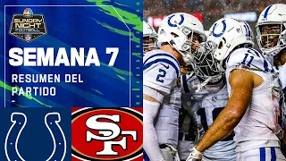 Indianapolis Colts vs San Francisco 49ers | Semana 7 2021 NFL Game Highlights