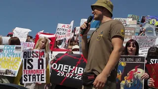У Дніпрі пройшла акція на підтримку захисників “Азовсталі”