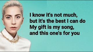 Lady Gaga - Your Song (Lyrics)