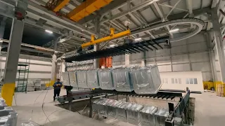 The first hot dip Galvanizing moment video at TEKSIN Hot-dip factory in Konya/Türkiye