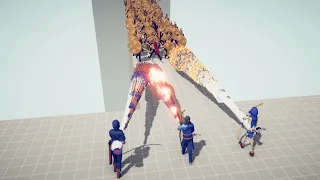 GODS TRIO vs 100x GOLDEN SPEARTON - Totally Accurate Battle Simulator TABS