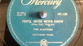 The Platters You’ll Never Never Know 78rpm